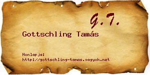 Gottschling Tamás névjegykártya